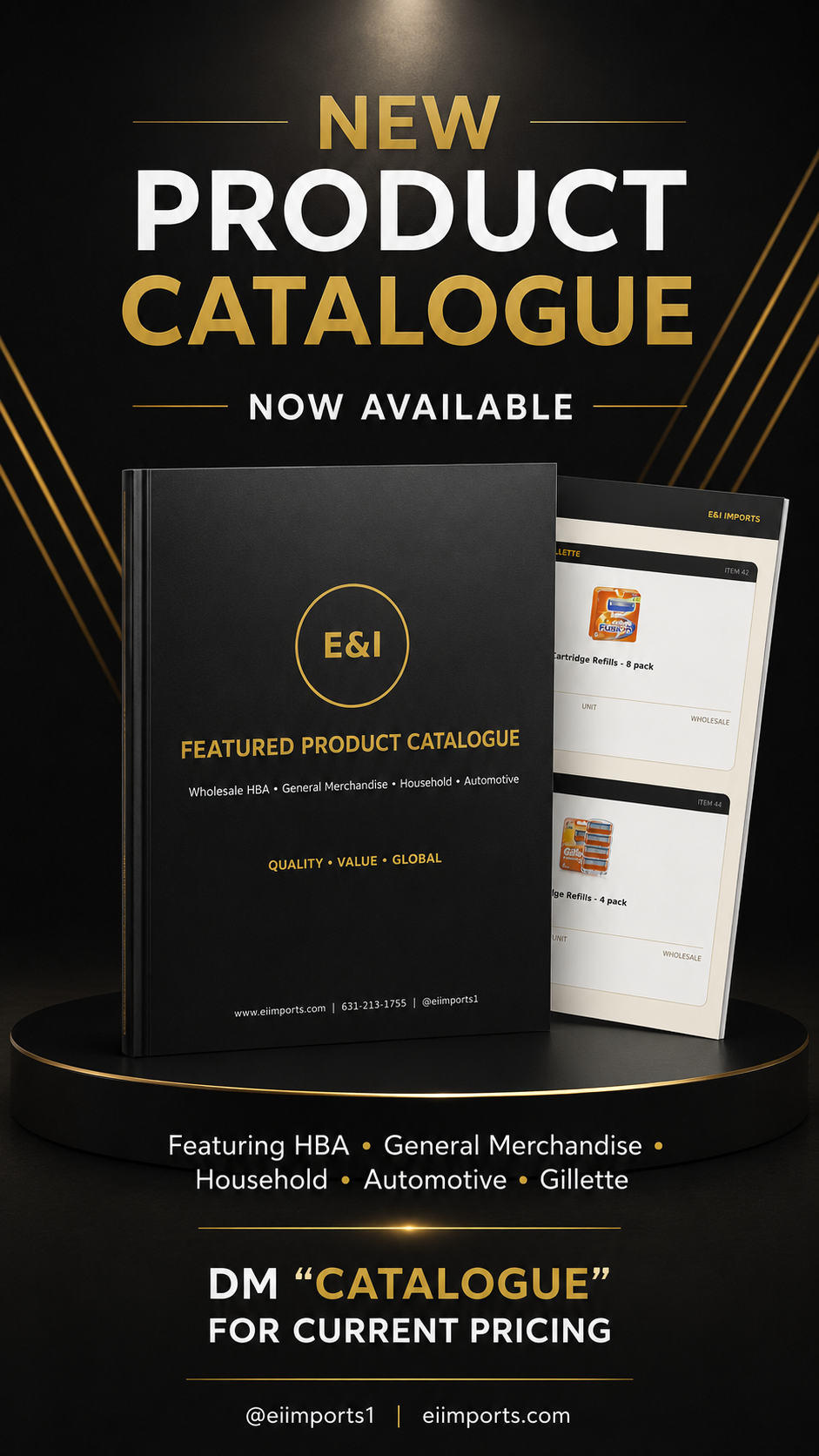 E&I Imports Featured Product Catalogue cover