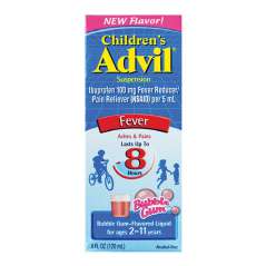 ADVIL 4 OZ CHILDERN SUSPENSION BUBBLE GUM