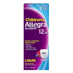 BENADRYL ALLERGY RELIEF 4 OZ CHILDRENS LIQUID CHERRY