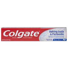 COLGATE TOOTHPASTE 2.5 OZ WHITENING BAKING SODA & PEROXIDE MINT PASTE