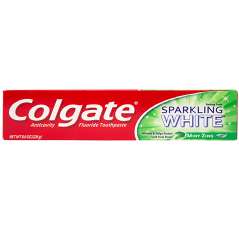 COLGATE TOOTHPASTE 8 OZ SPARKLING WHITE MINT ZING