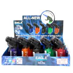 EAGLE TORCH LIGHTER 1 CT ANGLE NEON (PT 116 BN)