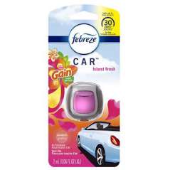 FEBREZE CAR AIR FRESHENER 0.06 OZ VENT CLIP GAIN ISLAND FRESH