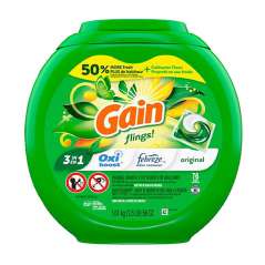 GAIN LAUNDRY PODS 42 CT 3 IN 1 ORIGINAL OXI / FABREZE