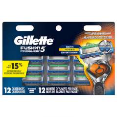 GILLETTE FUSION 5 CARTRIDGES 4 CT PROGLIDE SHEILD DEFENSE