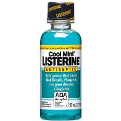 LISTERINE MOUTHWASH 3.2 OZ COOL MINT