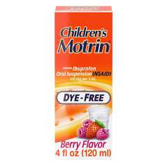 MOTRIN CHILDREN’S LIQUID 4 OZ DYE-FREE BERRY