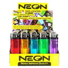 NEON DISPOSABEL LIGHTER 1 CT NON-REFILLABLE