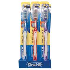 ORAL-B TOOTHBRUSH 1 PK SHINY CLEAN SOFT