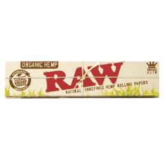 RAW ROLLING PAPER 50 CT ORGANIC HEMP KING SIZE SLIM