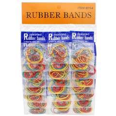RUBBER BANDS 18 CT ASSORTED