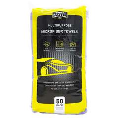 SIMPLY AUTO EDGELESS MICROFIBER TOWELS 50 CT
