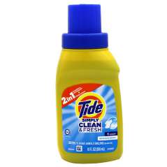 TIDE LIQUID DETERGENT 10 OZ SIMPLY CLEAN & FRESH 6 LOADS