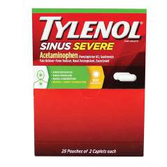 TYLENOL SEVER SINUS 2 CT BOX